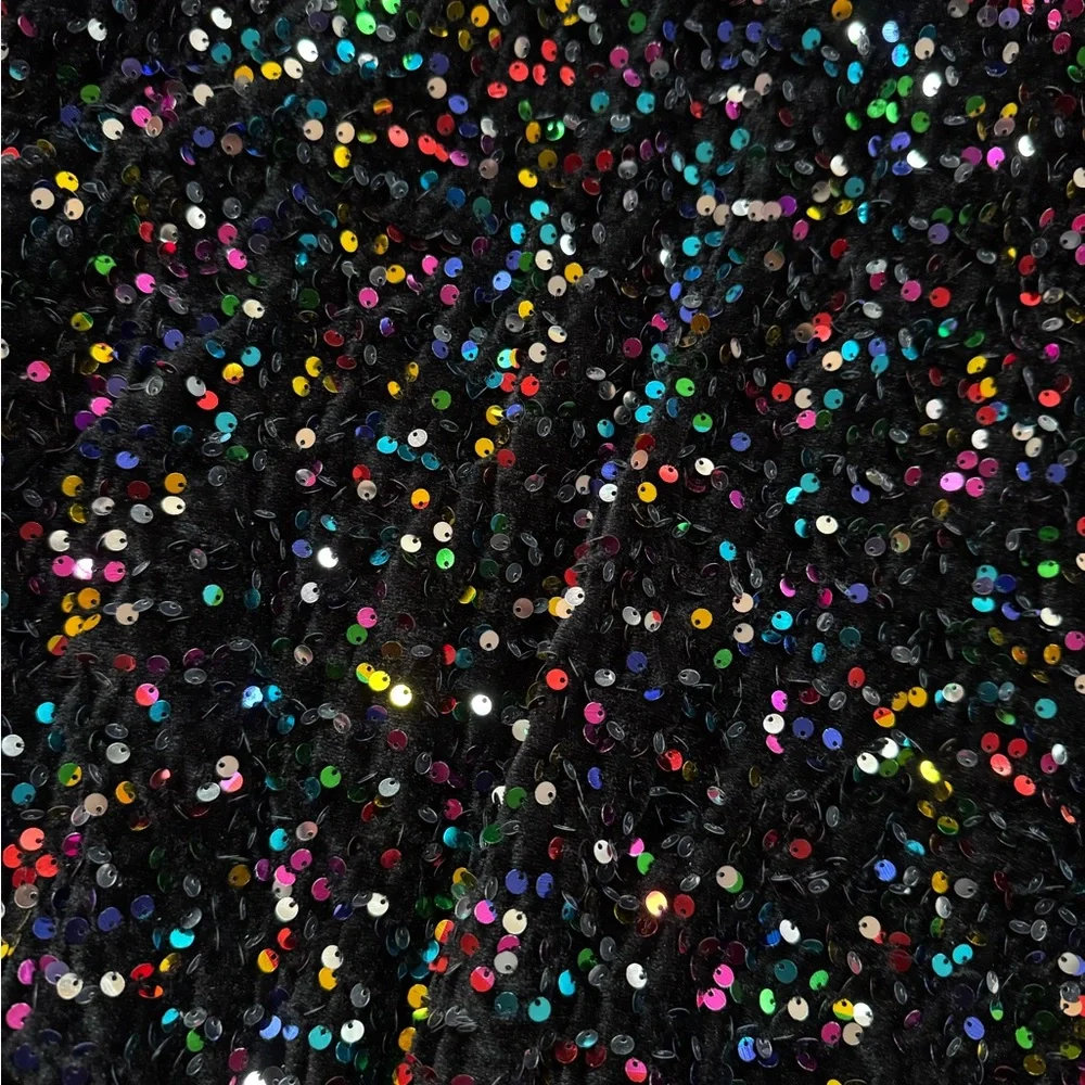 Rainbow Sequin Kids Dance jacket and skort - Picture 8 of 8